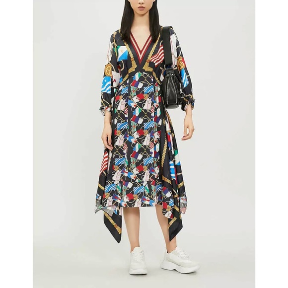 sandro flag dress